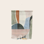 Soft Modern Abstract Shapes I Wall Hanging Gallery Image 1