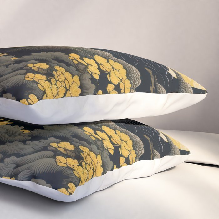 Golden Pagoda Pillow Sham Gallery Image 3