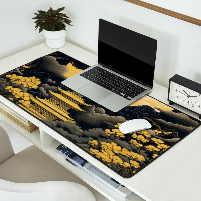 Golden Pagoda Desk Mat Gallery Image 2