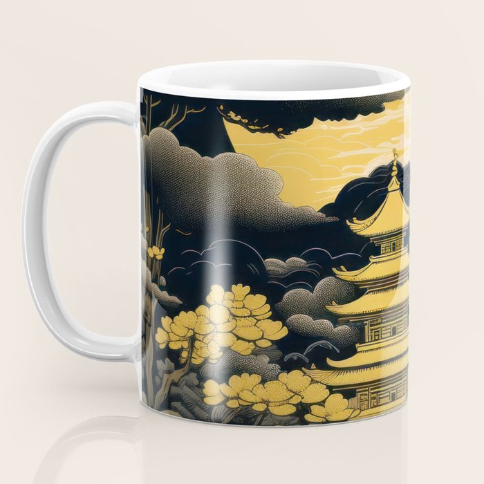 Golden Pagoda Coffee Mug Gallery Image 3