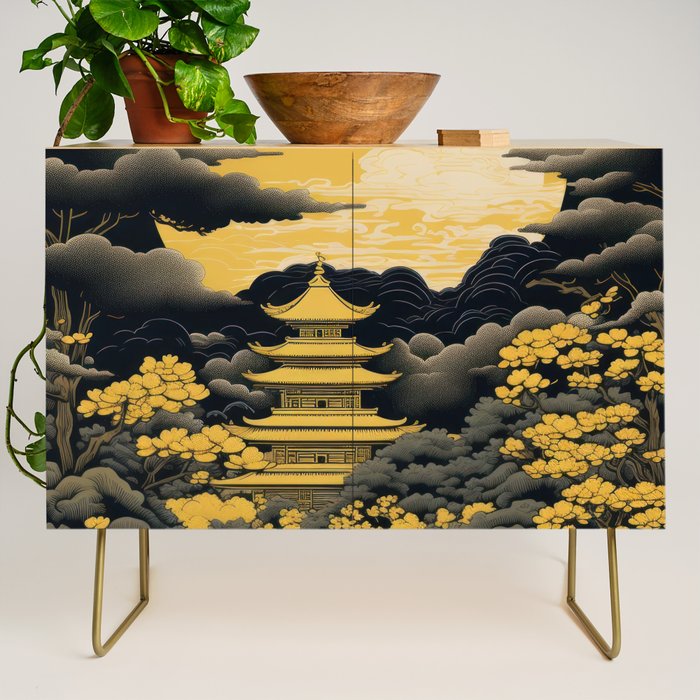 Golden Pagoda Credenza Gallery Image 1