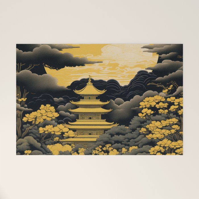 Golden Pagoda Welcome Mat Gallery Image 1