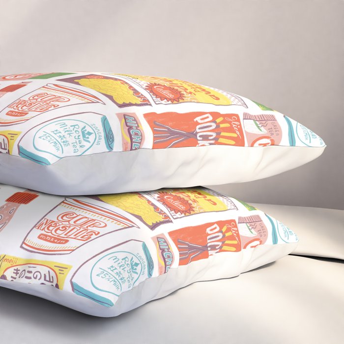 Asian Snacks Pillow Sham Gallery Image 3