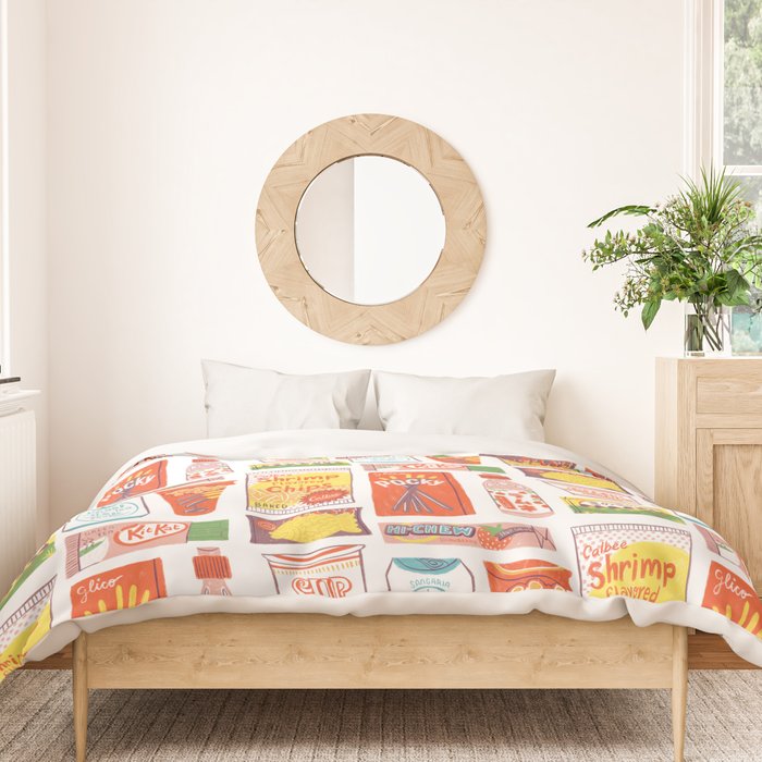 Asian Snacks Duvet Cover Gallery Image 3
