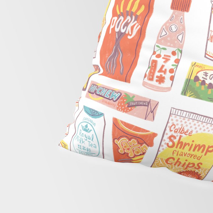 Asian Snacks Pillow Sham Gallery Image 4
