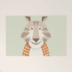 Whimsical Tiger Welcome Mat Gallery Image 1