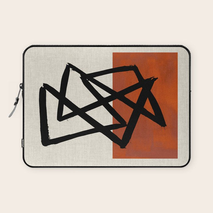 Orange Shards Laptop Sleeve Gallery Image 1