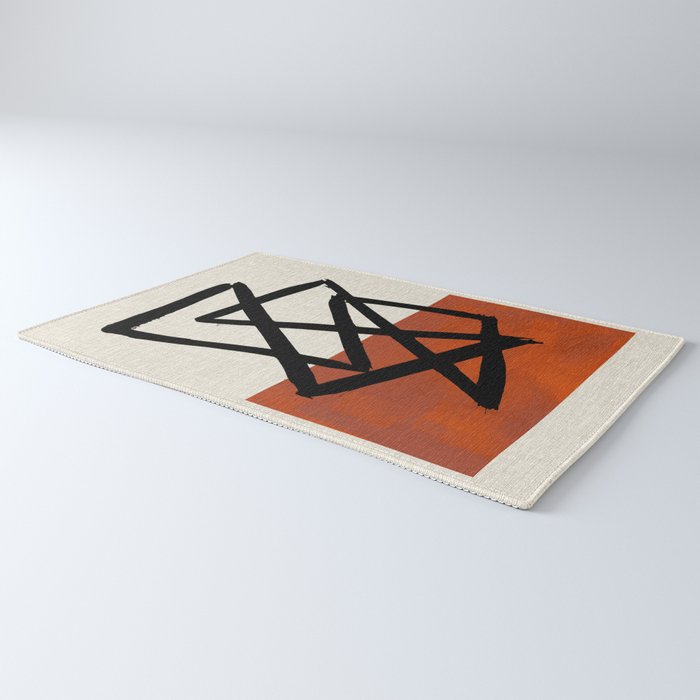 Orange Shards Rug Gallery Image 3
