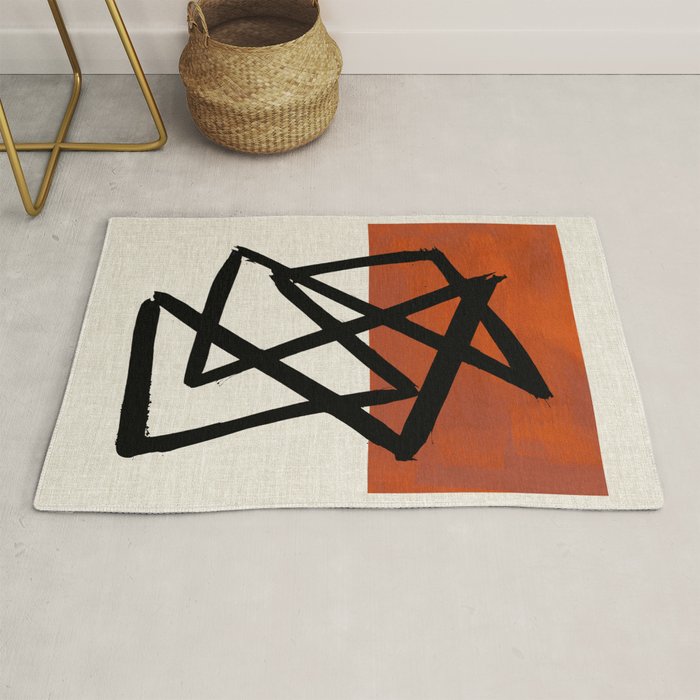 Orange Shards Rug Gallery Image 1
