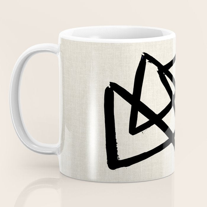 Orange Shards Coffee Mug Gallery Image 3