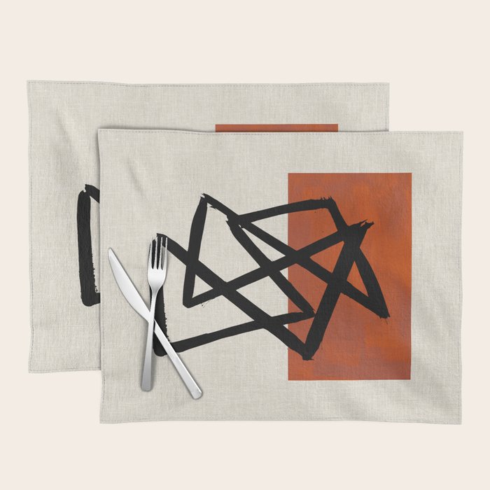 Orange Shards Placemat Gallery Image 1