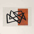 Orange Shards Welcome Mat Gallery Image 1