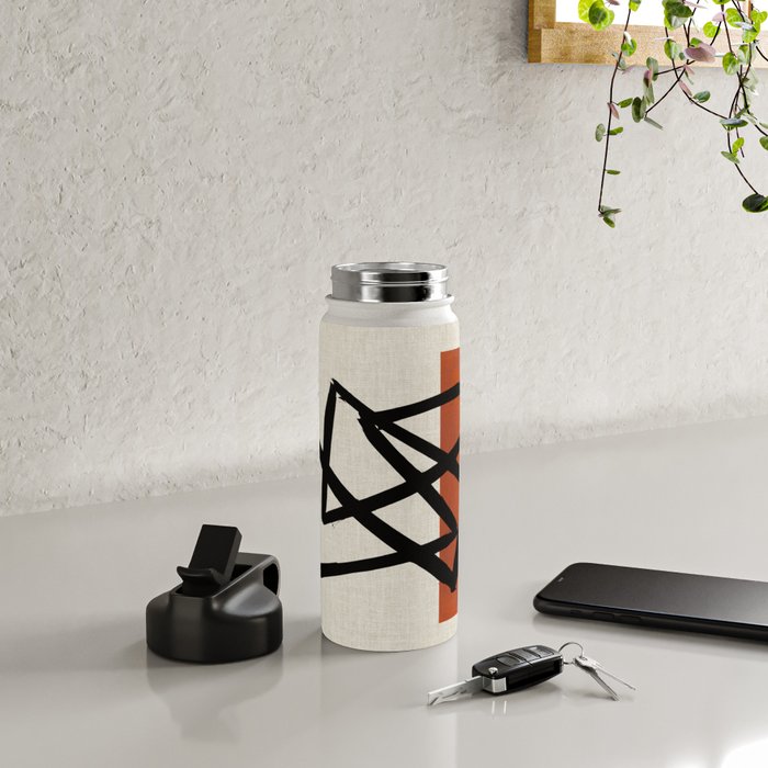 Orange Shards Water Bottle Gallery Image 4