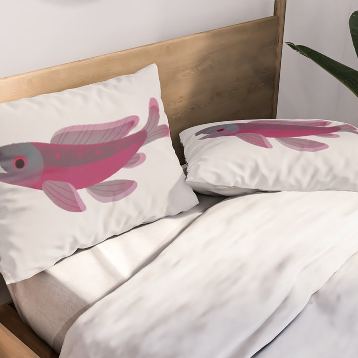 Salmon Pillow Sham Gallery Image 2