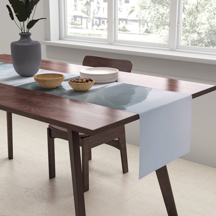 Waves Below Pines - Pacific Northwest Coast Wall Art Table Runner Gallery Image 2