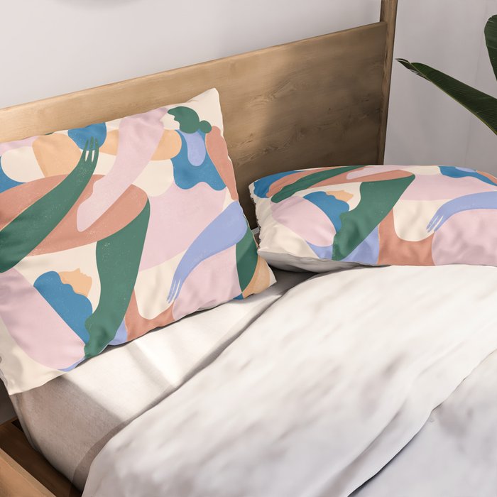 Sisterhood (colorblock) Pillow Sham Gallery Image 2