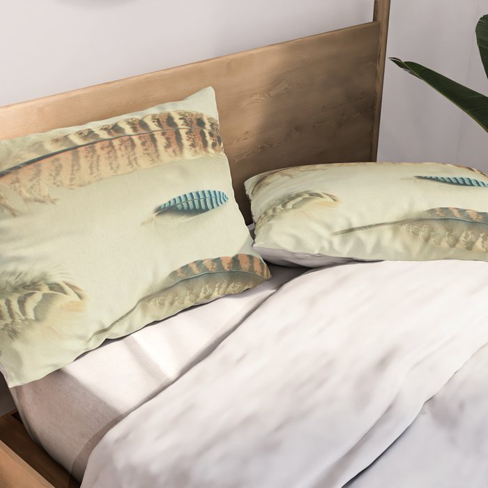 The Feather Collection Pillow Sham Gallery Image 2