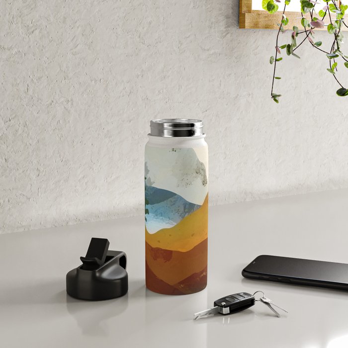 A sight by the river Water Bottle Gallery Image 4