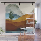 A sight by the river Wall Mural Gallery Image 1