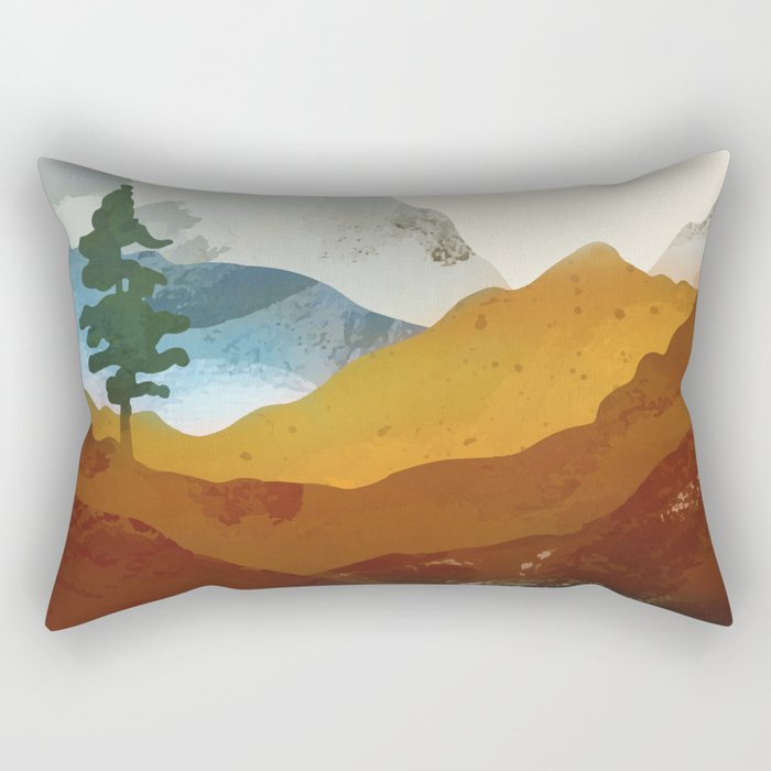 A sight by the river Rectangular Pillow Gallery Image 2