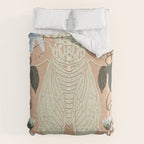 Cicada and Passionflower Comforter Gallery Image 6