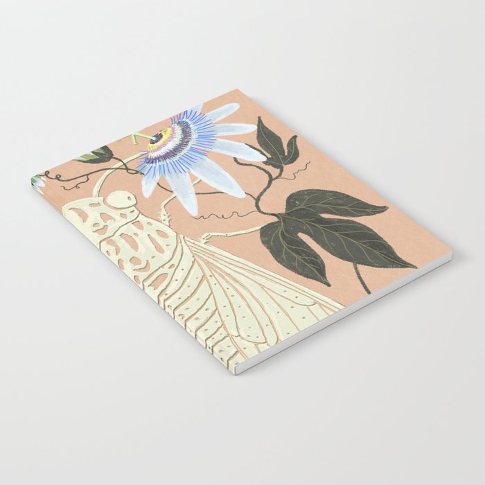 Cicada and Passionflower Notebook Gallery Image 2