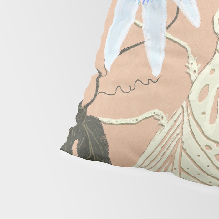 Cicada and Passionflower Pillow Sham Gallery Image 4