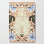 Cicada and Passionflower Cutting Board Gallery Image 1