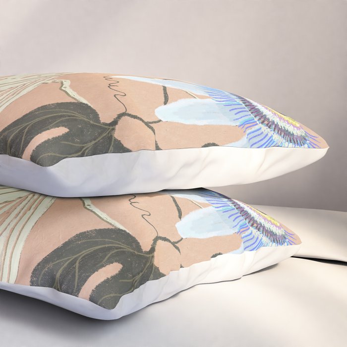 Cicada and Passionflower Pillow Sham Gallery Image 3
