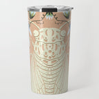 Cicada and Passionflower Travel Mug Gallery Image 1