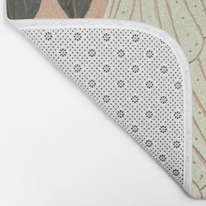 Cicada and Passionflower Bath Mat Gallery Image 2