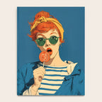 Retro Pop Lollipop Girl Notebook Gallery Image 4