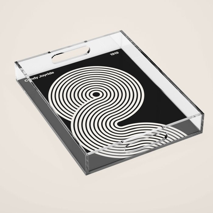 Candy Joyride: Black & White Edition Acrylic Tray Gallery Image 1