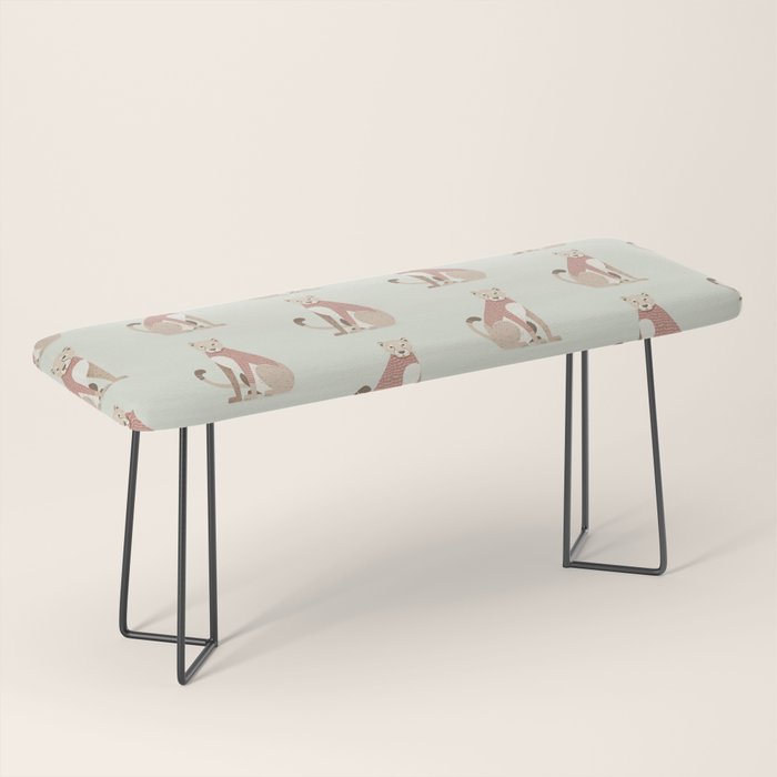 Whimsical Cheetah Bench Gallery Image 1