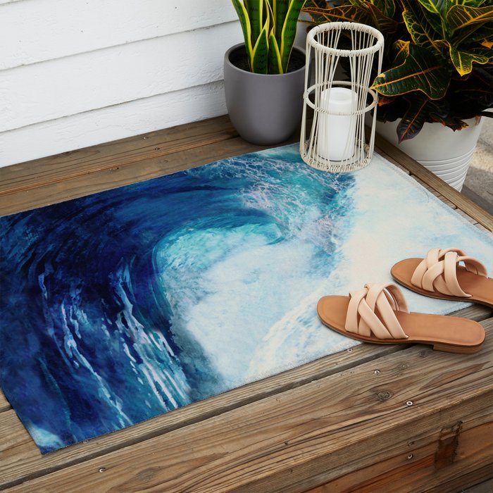 Waves II Outdoor Rug Gallery Image 2