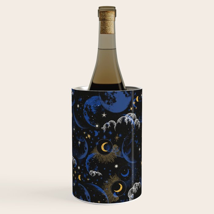 Night sky of stars abstract D Wine Chiller Gallery Image 1