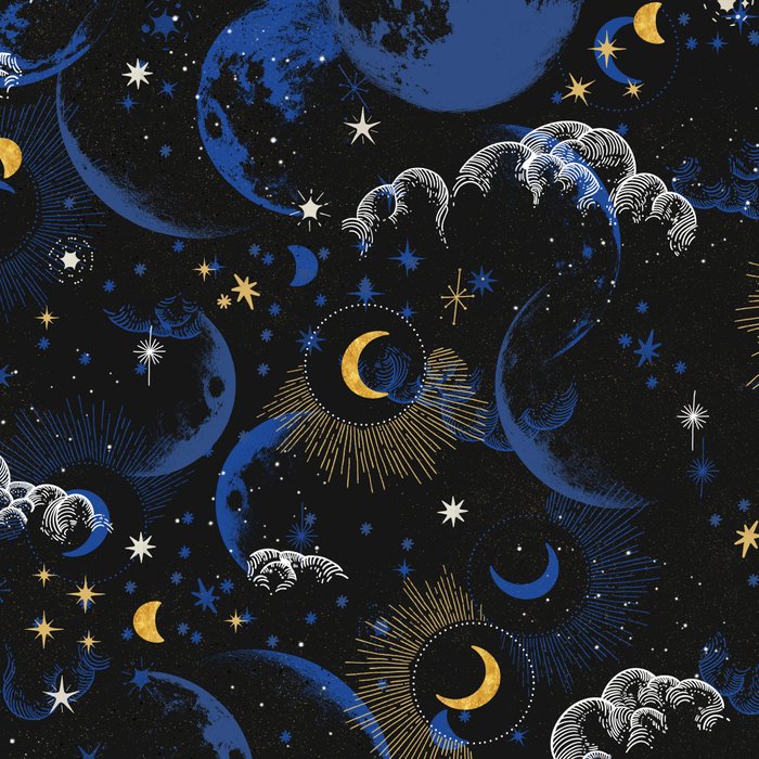 Night sky of stars abstract D Coffee Mug Gallery Image 2