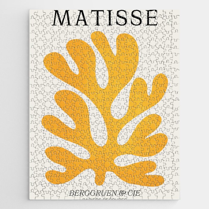 Canary Leaf: Matisse Color Paper Cutouts 04 Jigsaw Puzzle Gallery Image 1