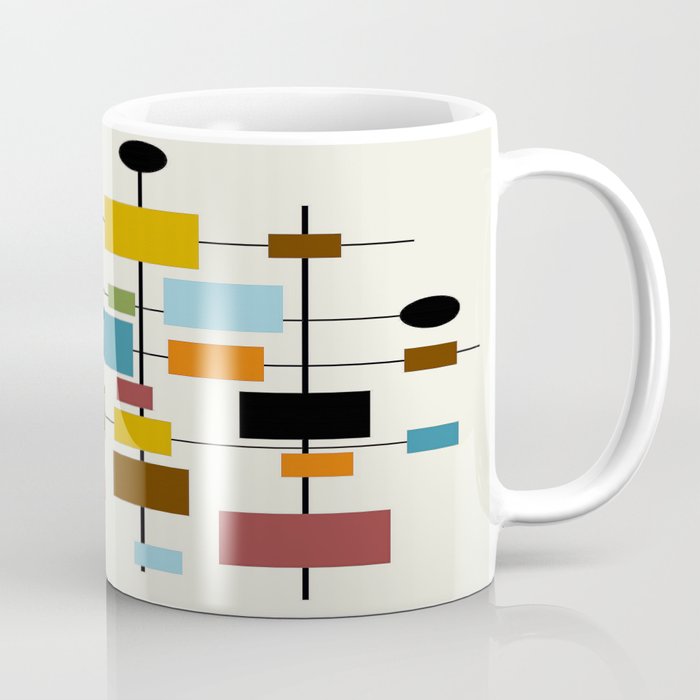 Mid-Century Modern Art 1.3 Coffee Mug Gallery Image 1