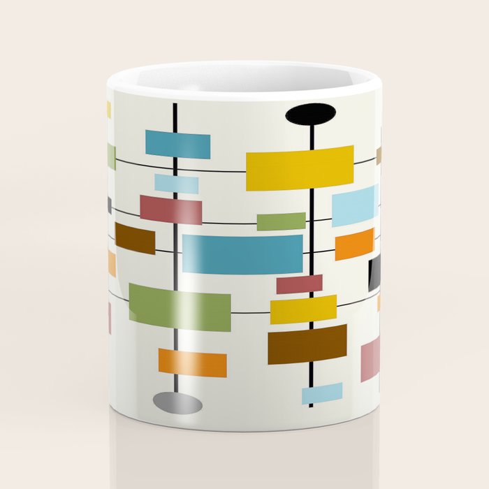 Mid-Century Modern Art 1.3 Coffee Mug Gallery Image 4