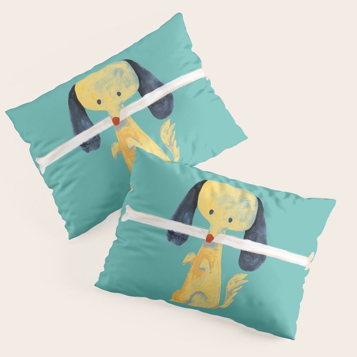 Lucky dog Pillow Sham Gallery Image 1