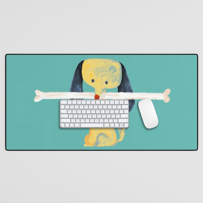 Lucky dog Desk Mat Gallery Image 1