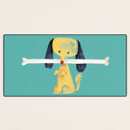 Lucky dog Desk Mat Gallery Image 3