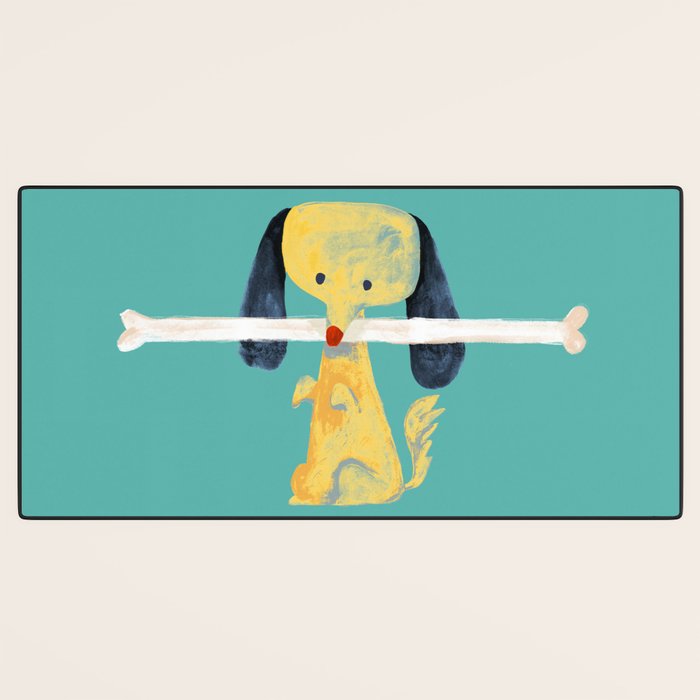 Lucky dog Desk Mat Gallery Image 3