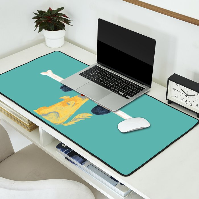 Lucky dog Desk Mat Gallery Image 2