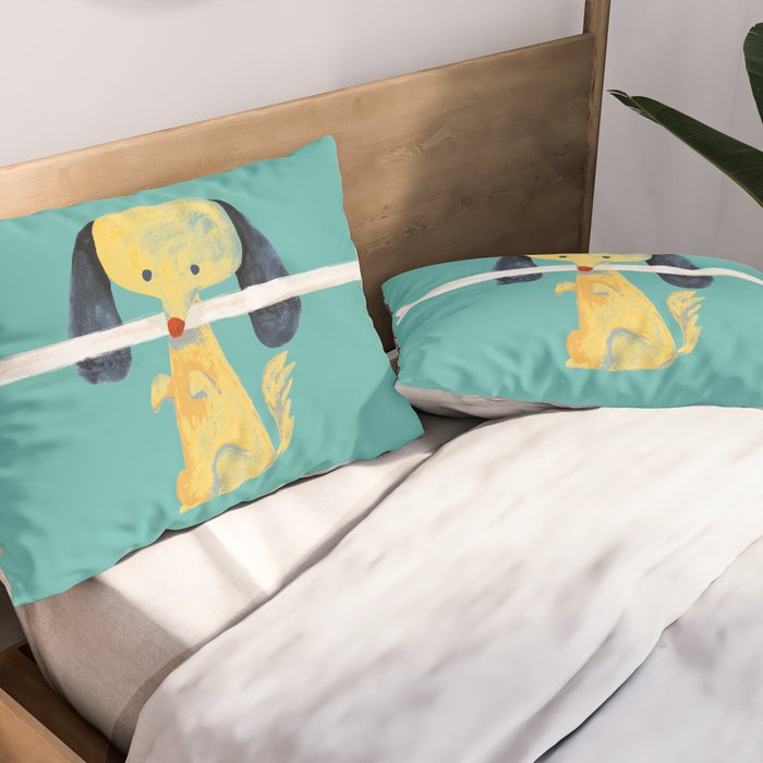 Lucky dog Pillow Sham Gallery Image 2