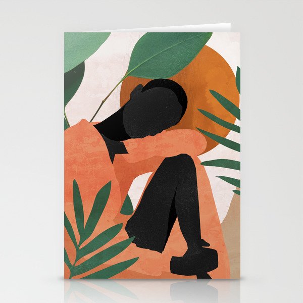 Tropical Girl 10 Stationery Card Gallery Image 2