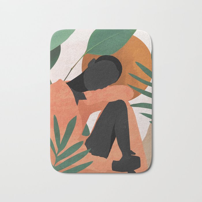 Tropical Girl 10 Bath Mat Gallery Image 1