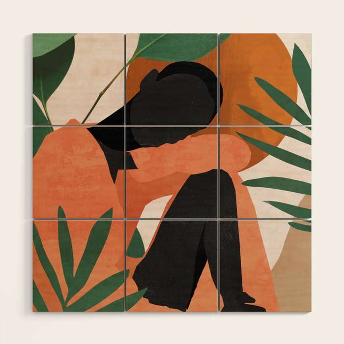 Tropical Girl 10 Wood Wall Art Gallery Image 1