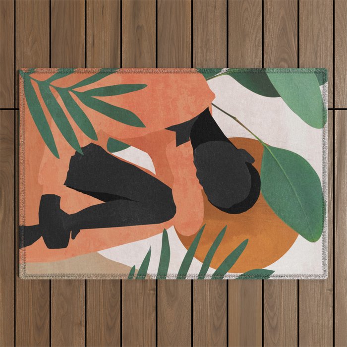 Tropical Girl 10 Outdoor Rug Gallery Image 1